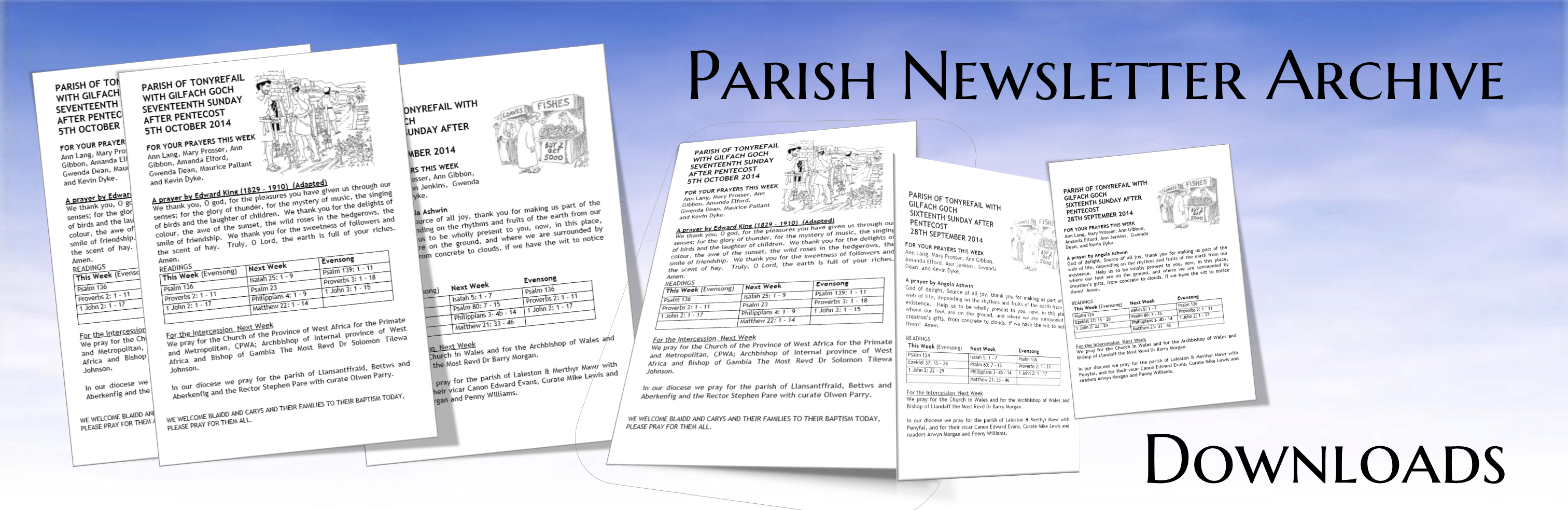 Parish Newsletters