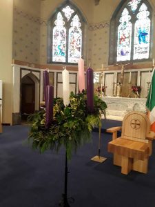 St. Mary's Church, Edgeworthstown, Co. Longford. 2017 Advent Wreath.
