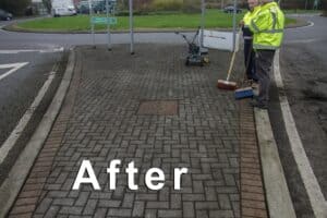 Moss removal - after image