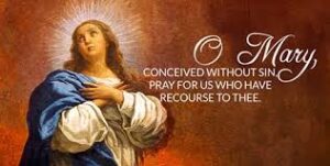 Feast of the Immaculation Conception of The Blessed Virgin Mary