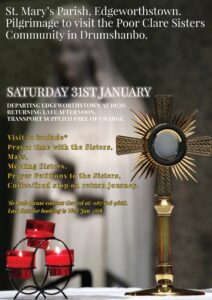 Parish Pilgramage to Poor Clare Sisters Drumbshanbo