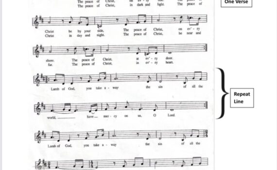 Peace Prayer Hymn Sheet
