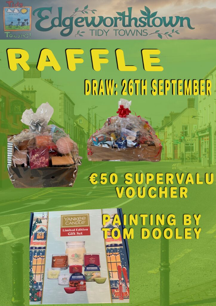 Poster -Edgeworthstown Tidy Towns Autumn 2026 Raffle